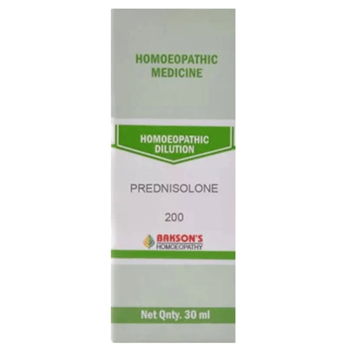 Bakson's Homeopathy Prednisolone Dilution 200 - Classic Derma