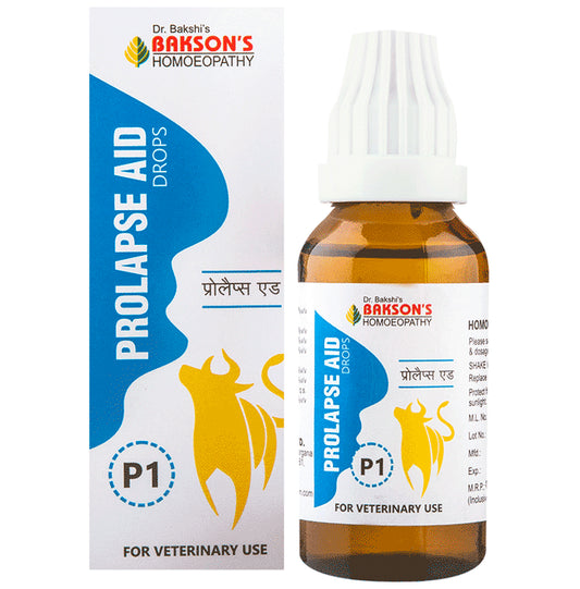 Bakson's Homeopathy Prolapse Aid (P1) Drop for Veterinary Use - Classic Derma