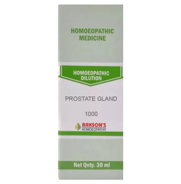 Bakson's Homeopathy Prostate Gland Dilution 1000 CH - Classic Derma