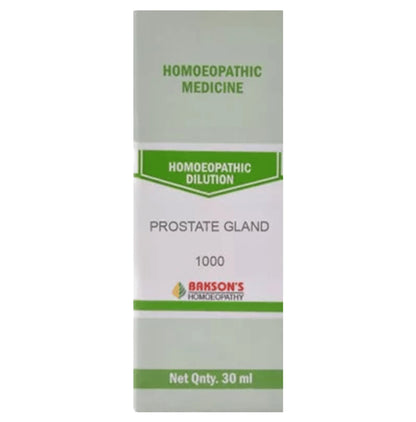 Bakson's Homeopathy Prostate Gland Dilution 1000 CH - Classic Derma
