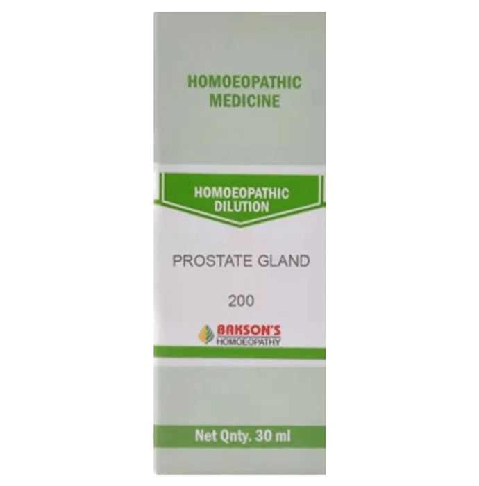 Bakson's Homeopathy Prostate Gland Dilution 200 - Classic Derma