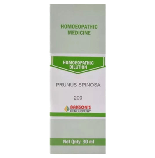 Bakson's Homeopathy Prunus Spinosa Dilution 200 - Classic Derma