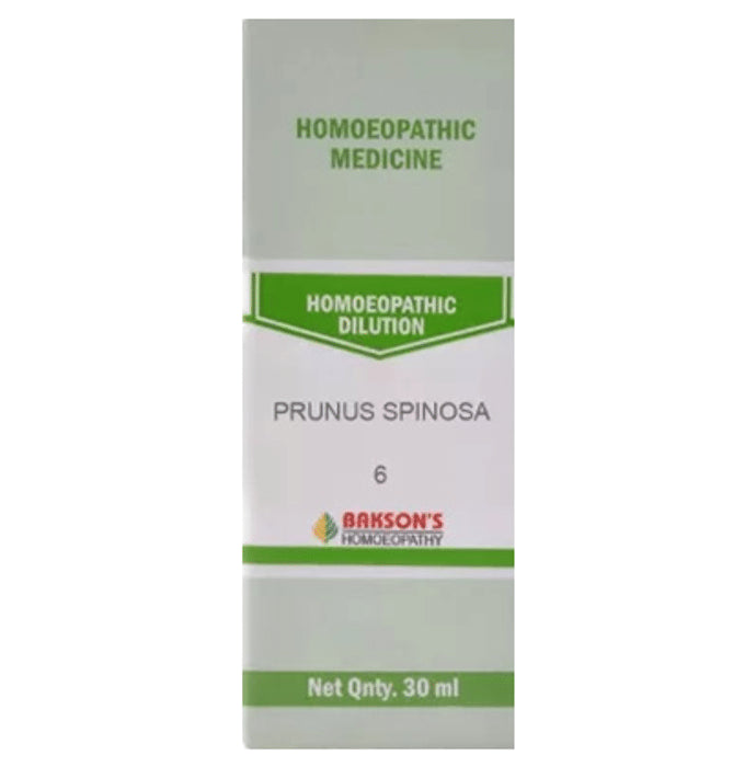Bakson's Homeopathy Prunus Spinosa Dilution 6 CH - Classic Derma