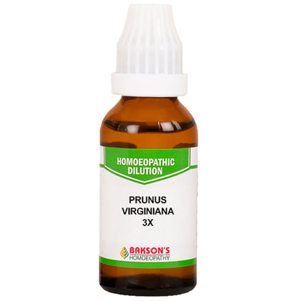 Bakson's Homeopathy Prunus Virginiana Dilution 3X