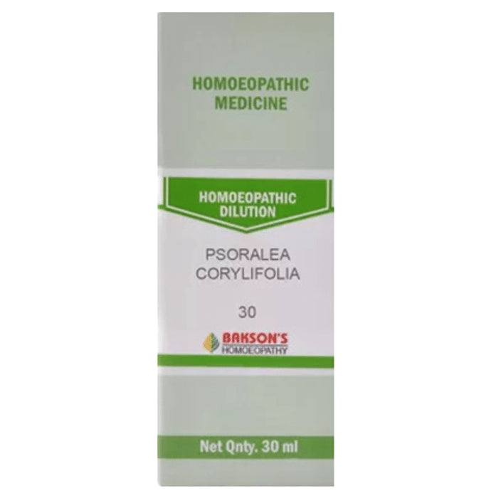Bakson's Homeopathy Psoralea Corylifolia Dilution 30 - Classic Derma