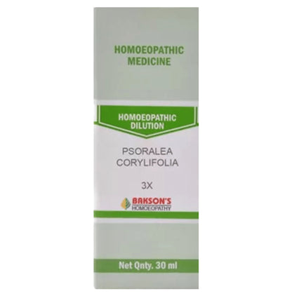 Bakson's Homeopathy Psoralea Corylifolia Dilution 3X - Classic Derma