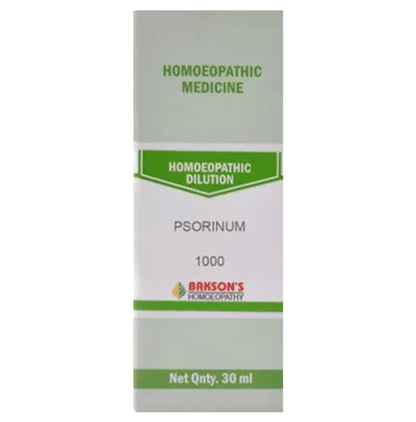 Bakson's Homeopathy Psorinum Dilution 1000 CH - Classic Derma