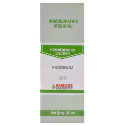 Bakson's Homeopathy Psorinum Dilution 200 - Classic Derma