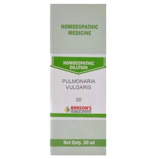Bakson's Homeopathy Pulmonaria Vulgaris Dilution 30 - Classic Derma
