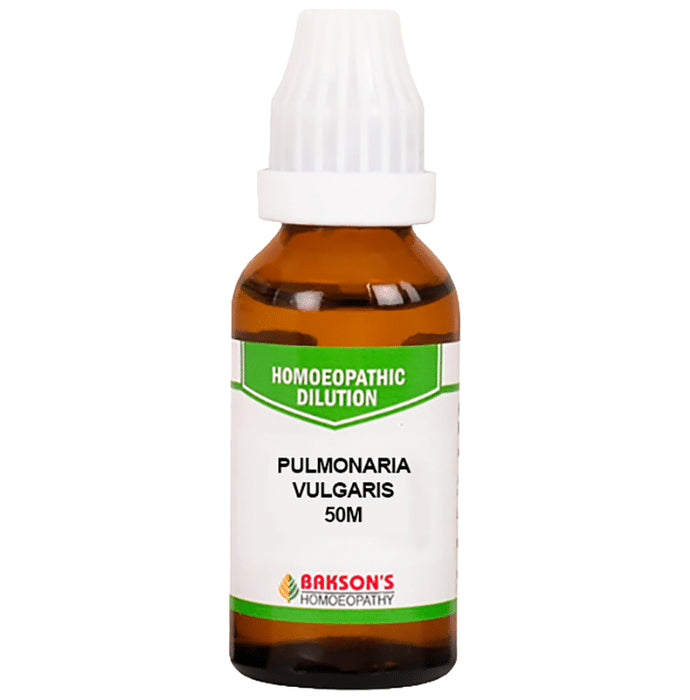 Bakson's Homeopathy Pulmonaria Vulgaris Dilution 50M