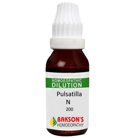Bakson's Homeopathy Pulsatilla N Dilution 200 CH - Classic Derma