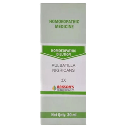 Bakson's Homeopathy Pulsatilla Nigricans Dilution 3X - Classic Derma
