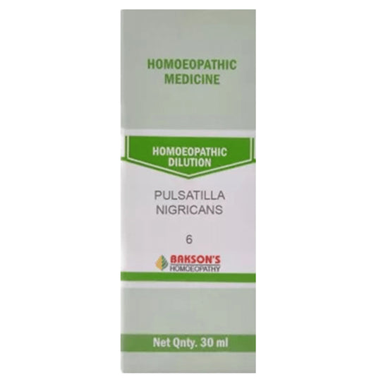 Bakson's Homeopathy Pulsatilla Nigricans Dilution 6 CH - Classic Derma