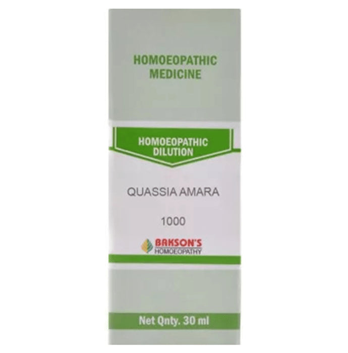 Bakson's Homeopathy Quassia Amara Dilution 1000 CH - Classic Derma