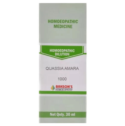 Bakson's Homeopathy Quassia Amara Dilution 1000 CH - Classic Derma