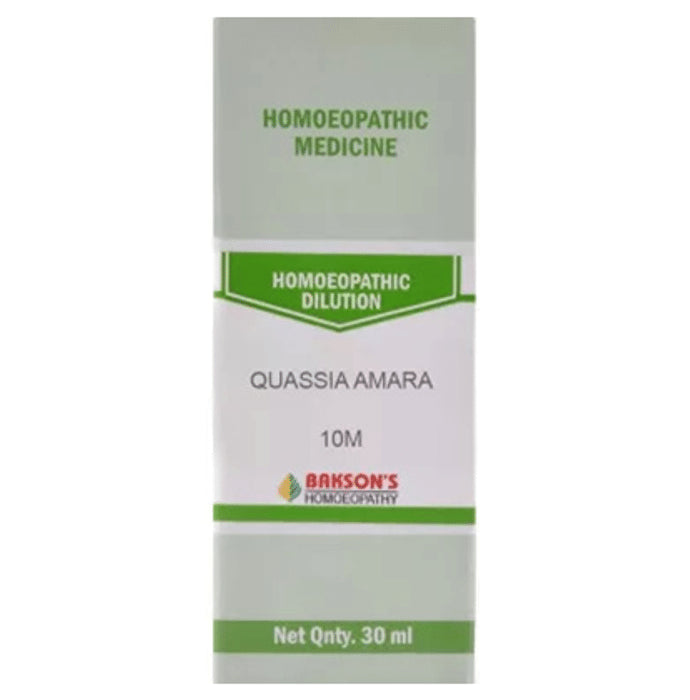 Bakson's Homeopathy Quassia Amara Dilution 10M - Classic Derma
