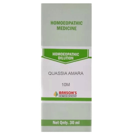 Bakson's Homeopathy Quassia Amara Dilution 10M - Classic Derma
