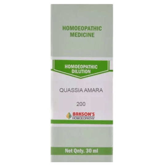 Bakson's Homeopathy Quassia Amara Dilution 200 - Classic Derma