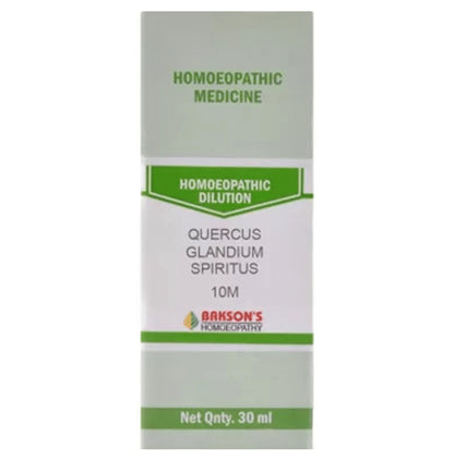 Bakson's Homeopathy Quercus Glandium Spiritus Dilution 10M - Classic Derma