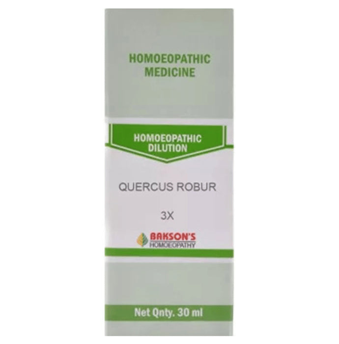 Bakson's Homeopathy Quercus Robur Dilution 3X - Classic Derma