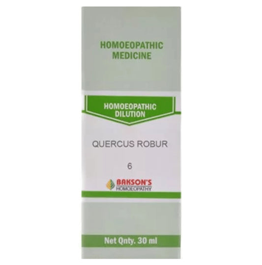 Bakson's Homeopathy Quercus Robur Dilution 6 CH - Classic Derma