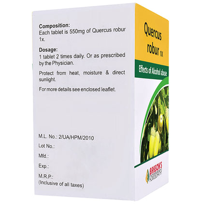 Bakson's Homeopathy Quercus Robur Tablet 1X