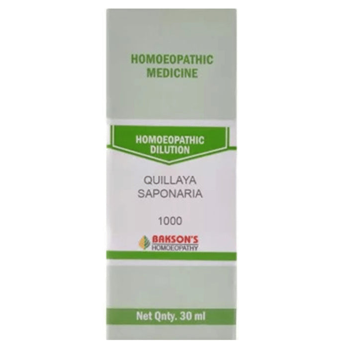 Bakson's Homeopathy Quillaya Saponaria Dilution 1000 CH - Classic Derma