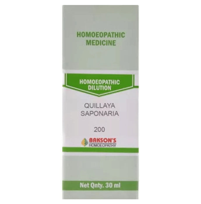 Bakson's Homeopathy Quillaya Saponaria Dilution 200 - Classic Derma