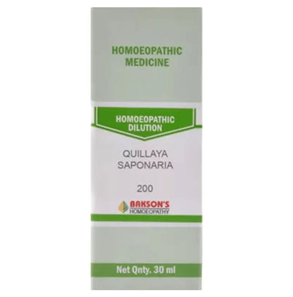 Bakson's Homeopathy Quillaya Saponaria Dilution 200 - Classic Derma