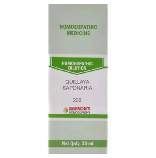 Bakson's Homeopathy Quillaya Saponaria Dilution 200 - Classic Derma