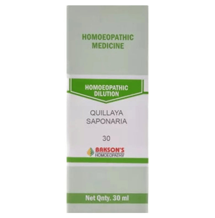Bakson's Homeopathy Quillaya Saponaria Dilution 30 - Classic Derma