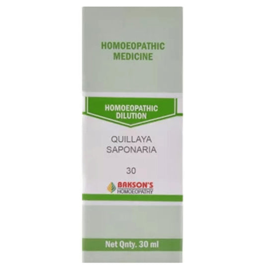 Bakson's Homeopathy Quillaya Saponaria Dilution 30 - Classic Derma