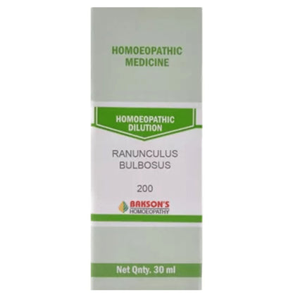 Bakson's Homeopathy Ranunculus Bulbosus Dilution 200 - Classic Derma