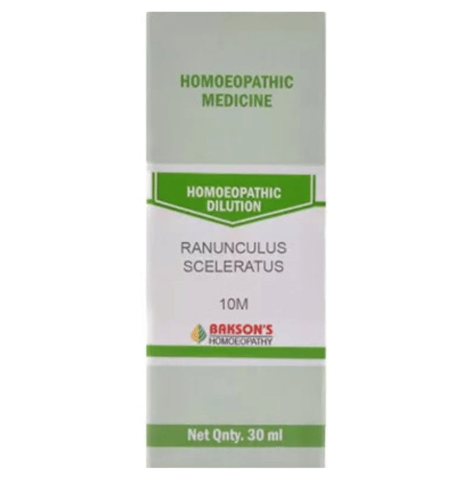 Bakson's Homeopathy Ranunculus Sceleratus Dilution 10M - Classic Derma