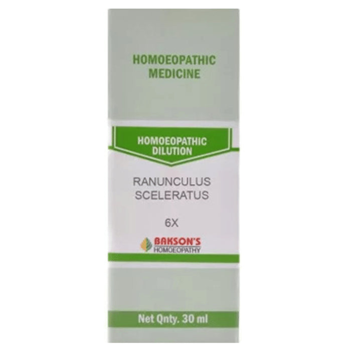 Bakson's Homeopathy Ranunculus Sceleratus Dilution 6X - Classic Derma