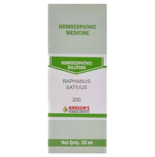 Bakson's Homeopathy Raphanus Sativus Dilution 200 - Classic Derma