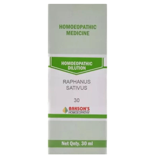 Bakson's Homeopathy Raphanus Sativus Dilution 30 - Classic Derma