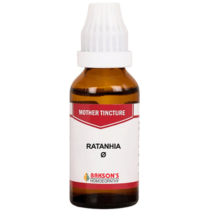 Bakson's Homeopathy Ratanhia Mother Tincture Q