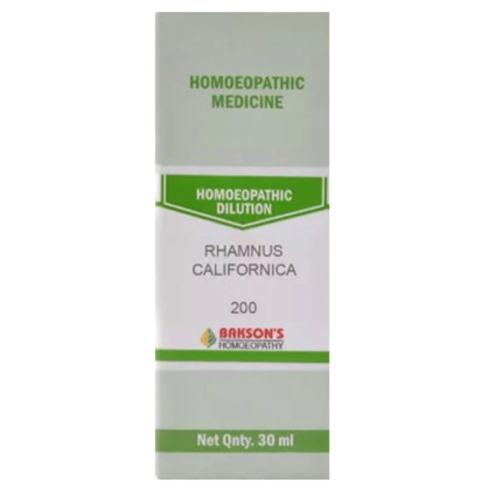 Bakson's Homeopathy Rhamnus Californica Dilution 200
