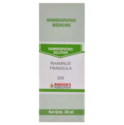 Bakson's Homeopathy Rhamnus Frangula Dilution 200 - Classic Derma