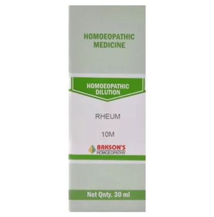 Bakson's Homeopathy Rheum Dilution 10M