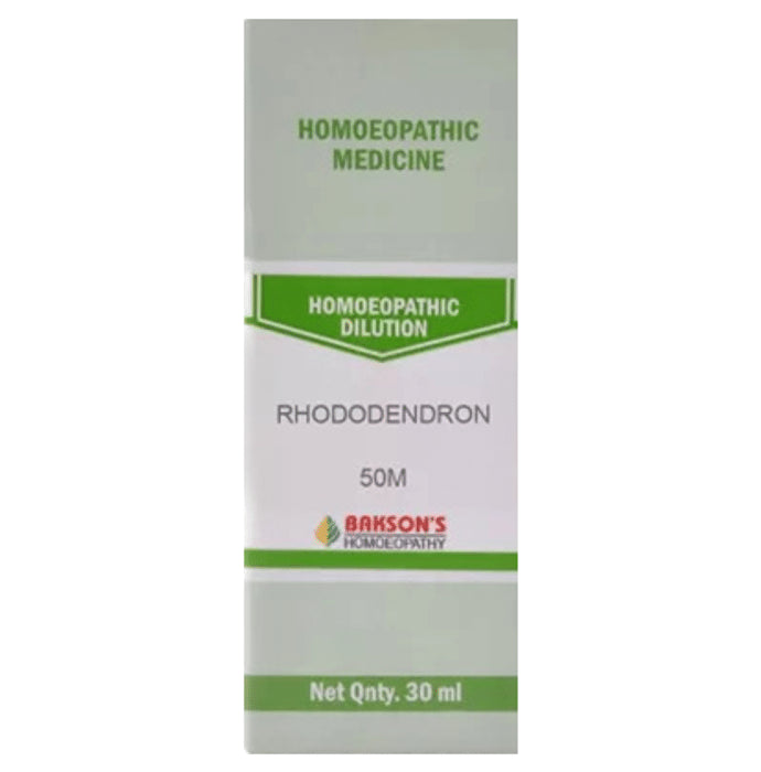 Bakson's Homeopathy Rhododendron Dilution 50M