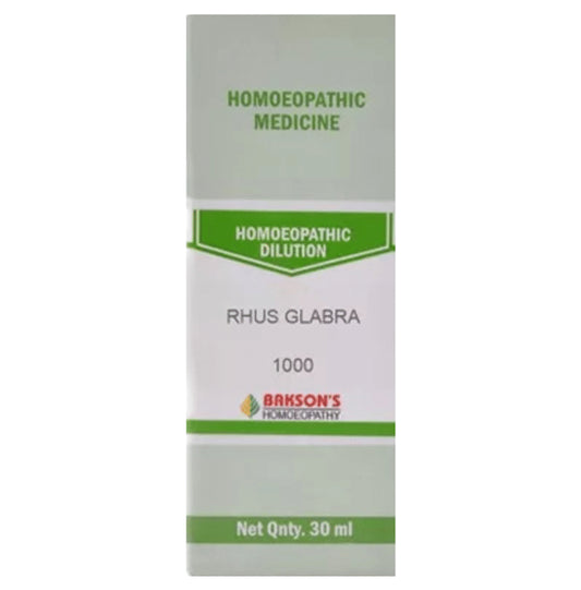 Bakson's Homeopathy Rhus Glabra Dilution 1000 CH - Classic Derma