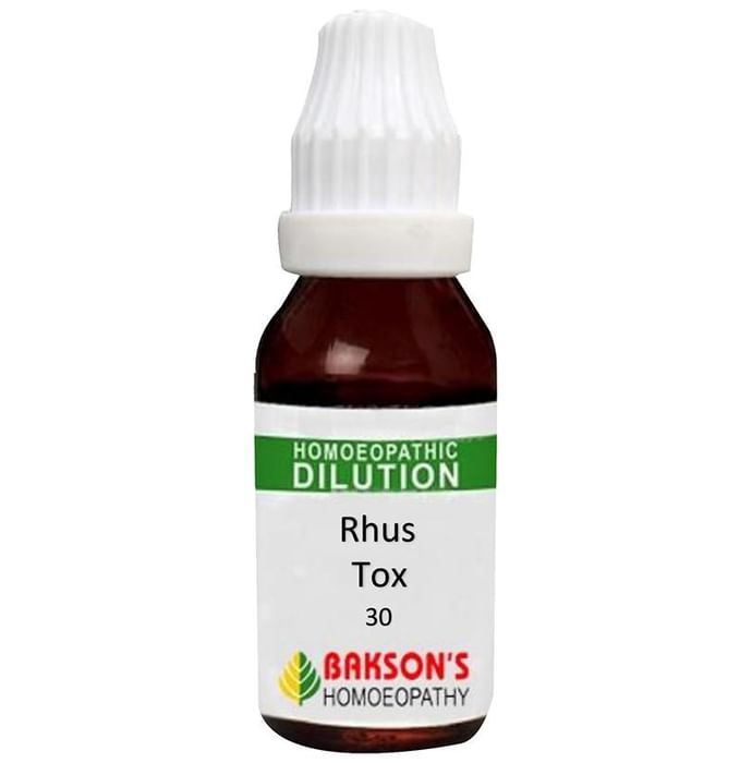 Bakson's Homeopathy Rhus Tox Dilution 30 CH - Classic Derma