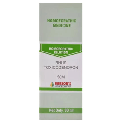 Bakson's Homeopathy Rhus Toxicodendron Dilution 50M - Classic Derma