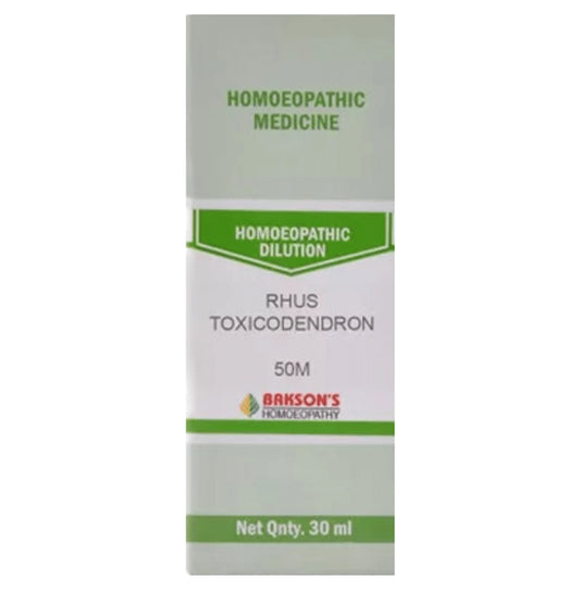 Bakson's Homeopathy Rhus Toxicodendron Dilution 50M - Classic Derma
