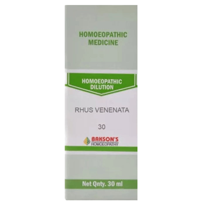 Bakson's Homeopathy Rhus Venenata Dilution 30 - Classic Derma
