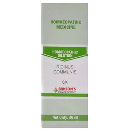 Bakson's Homeopathy Ricinus Communis Dilution 6X - Classic Derma