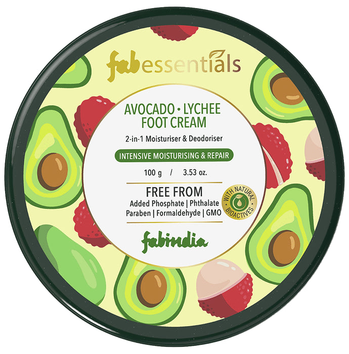 Fabessentials Avacado Lychee Foot Cream - Classic Derma