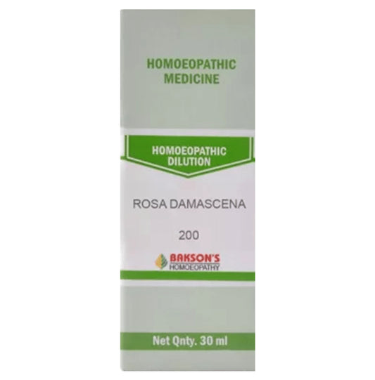 Bakson's Homeopathy Rosa Damascena Dilution 200 - Classic Derma